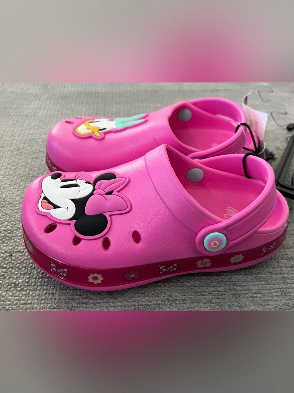 Disney Minnie Mouse Daisy Duck Clog Adjustable Strap Unisex Kids Sandal 9-10